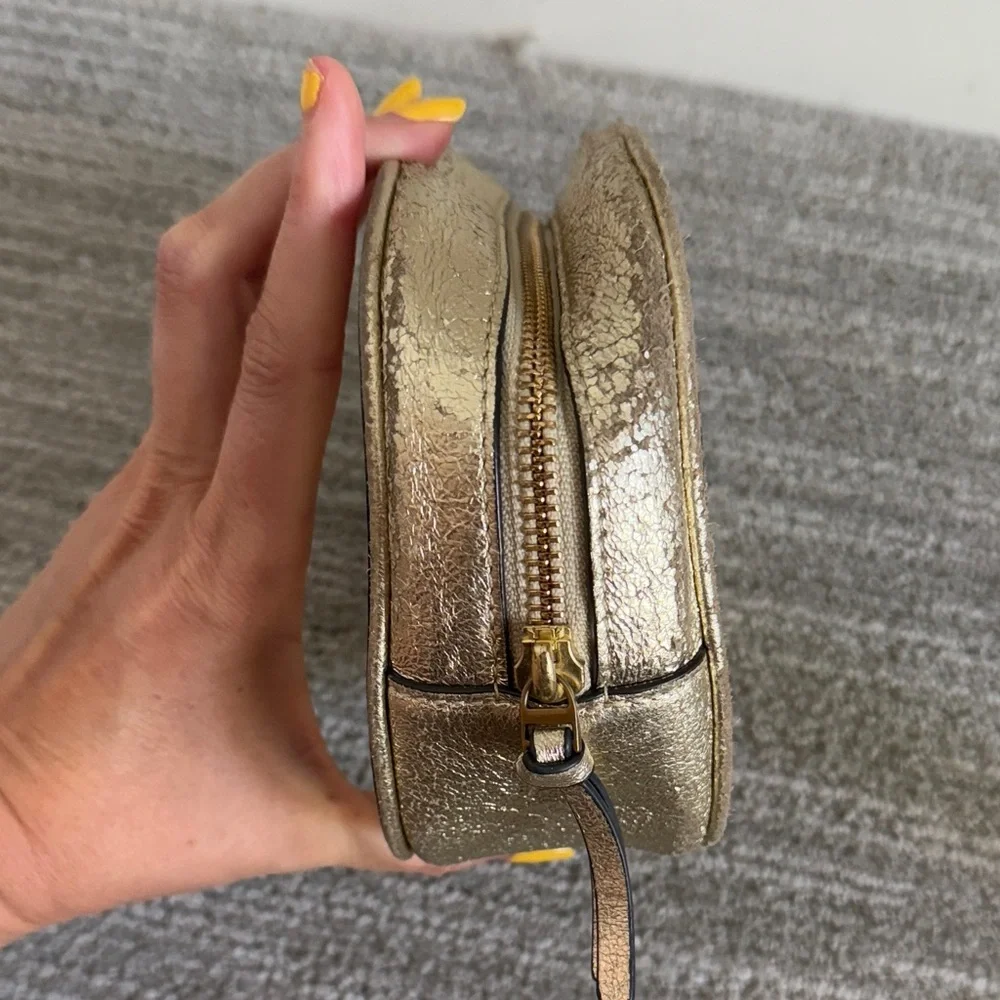 Tory Burch Metallic Gold Pouch